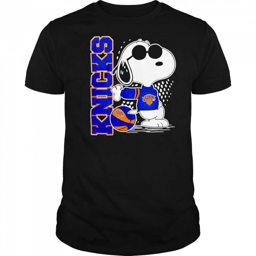 Peanuts Snoopy New York Knicks Basketball 2025 shirt