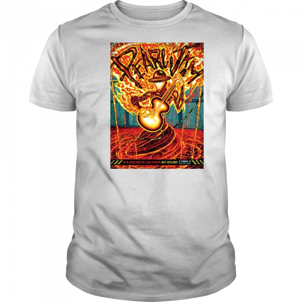 Pearl Jam Pittsburgh PA Event For PPG Paints Arena On May 16th 2025 Dark Matter World Tour t-shirt