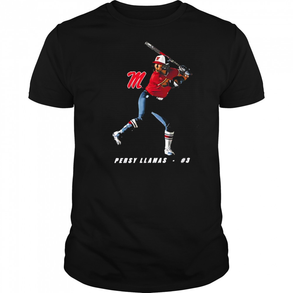 Persy Llamas Ole Miss portrait shirt