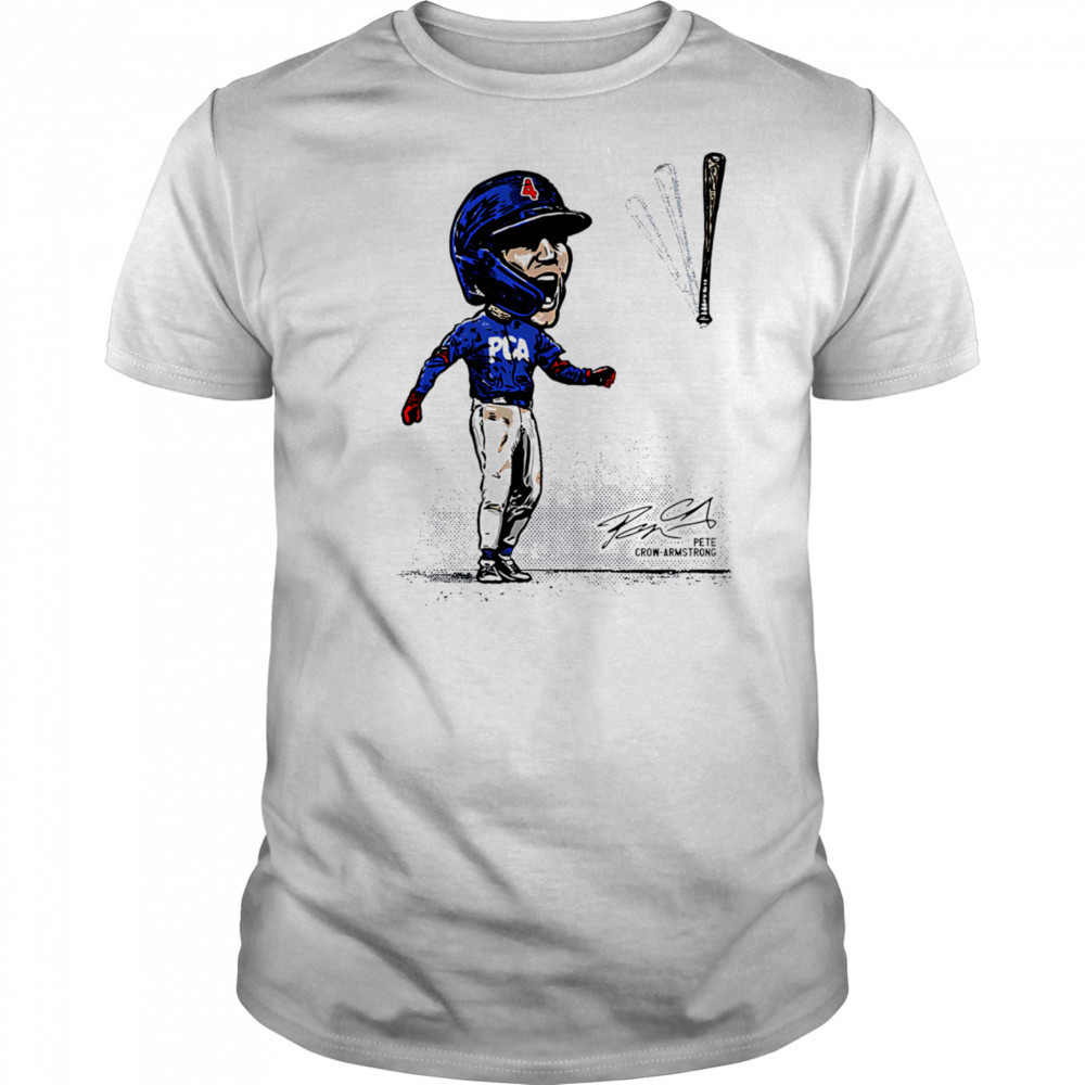 Pete Crow-Armstrong Batflip big head shirt