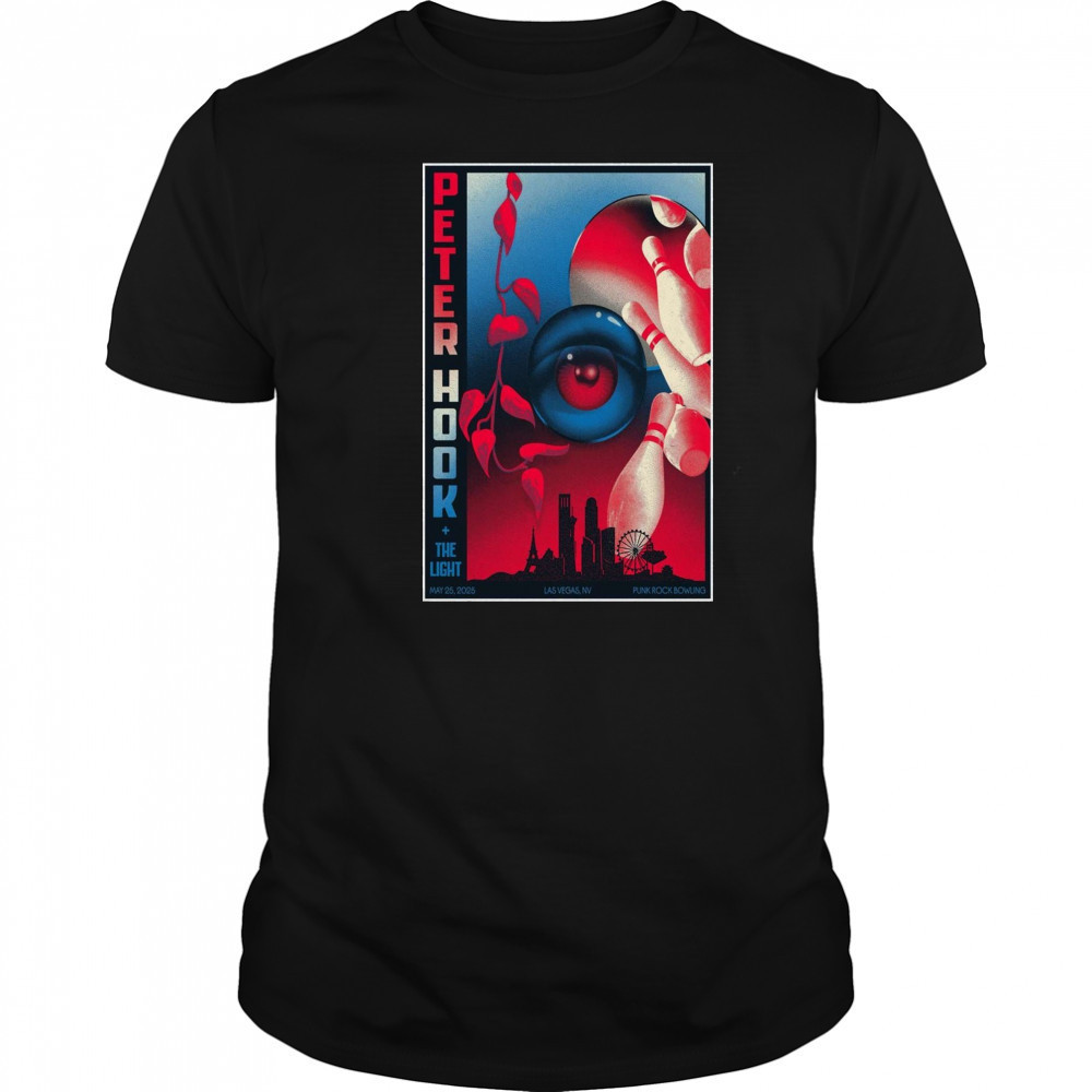 Peter Hook and The Light Punk Rock Bowling Las Vegas NV May 25 2025 Tour t-shirt