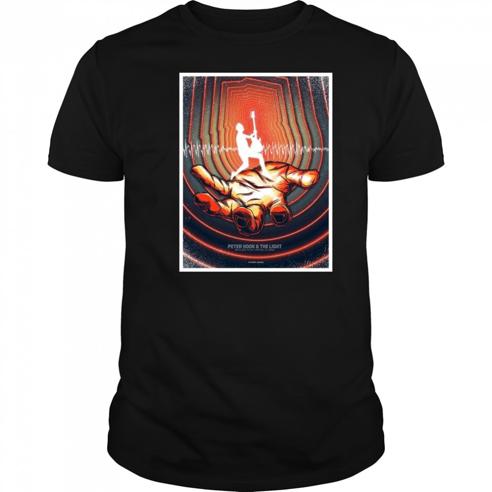 Peter Hook & The Light Mtelus Montreal QC May 22 2025 Tour t-shirt