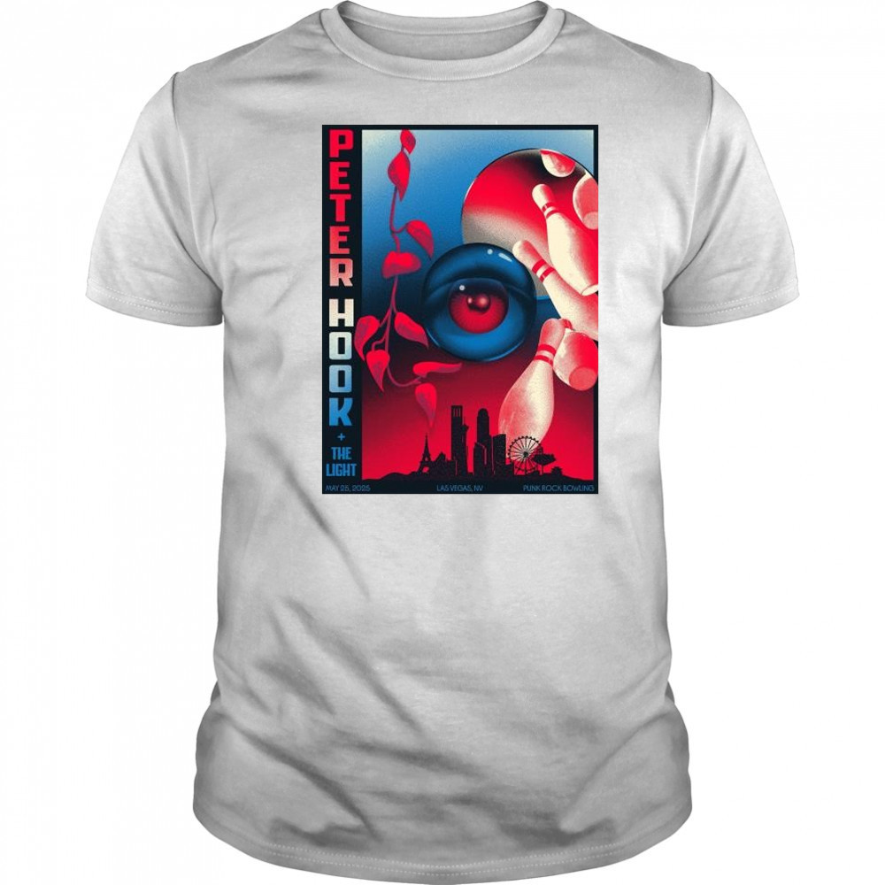 Peter Hook & The Light Punk Rock Bowling Las Vegas NV May 25 2025 Tour t-shirt