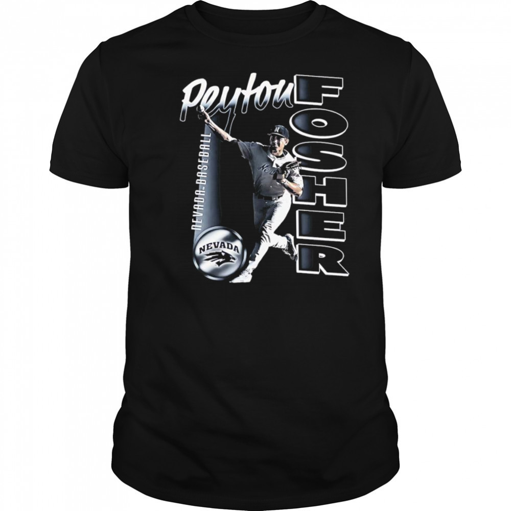 Peyton Fosher Nevada baseball retro shirt