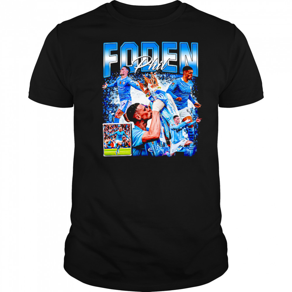 Phil Foden Manchester City Vintage 90s Graphic shirt