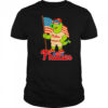 Philadelphia Phillies Phillie Phanatic mascot American flag shirt