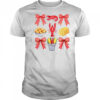 Pink Bow Cute Coquette Crawfish Boil Season Girl Aesthetic shirt