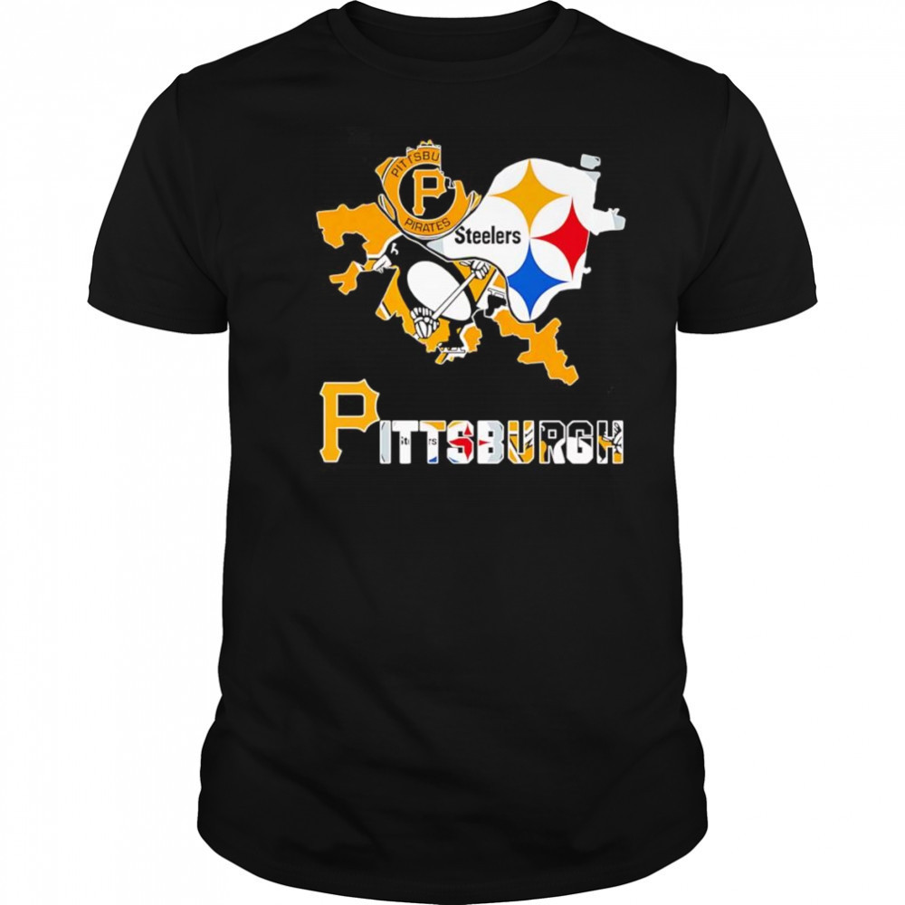Pittsburg State sports map shirt
