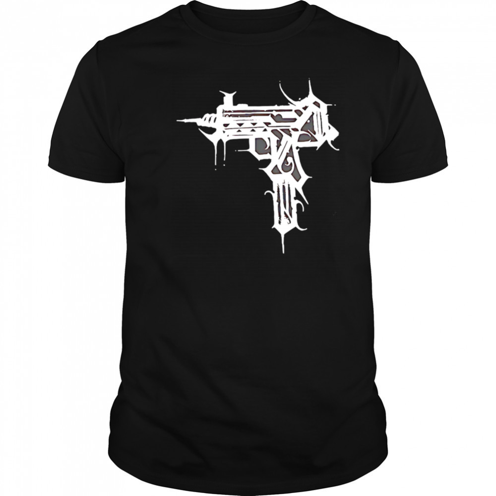 Playera Estilo Gotico Urbano gun shirt