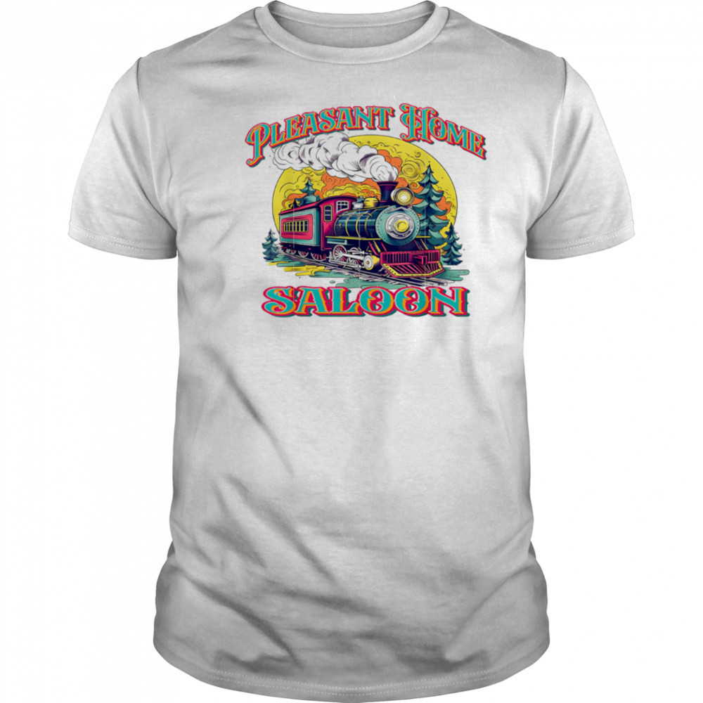 Pleasant Home Saloon Nostalgic Steamboat Amidst Nature pride shirt