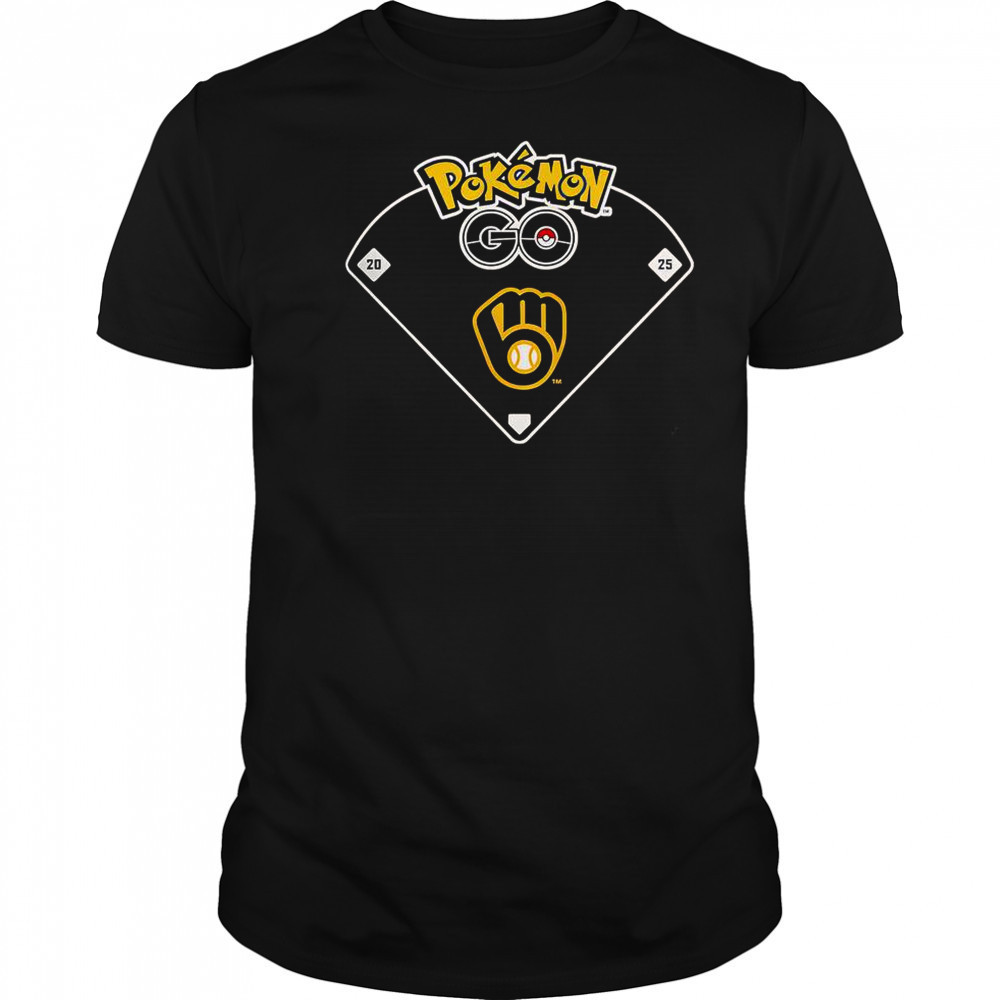 Pokemon Go MLB Milwaukee Brewers T-Shirt