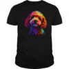 Poodle Dog Colorful Face Dog Lover Men Women shirt
