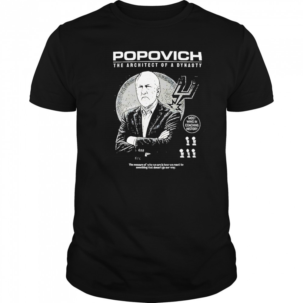Popovich The Architect Of A Dynasty Shirt
