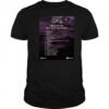 Poster Ghost Skeletour Setlist Playlist Peacefield Lachryma Spirit From The Pinnacle To The Pit t-shirt