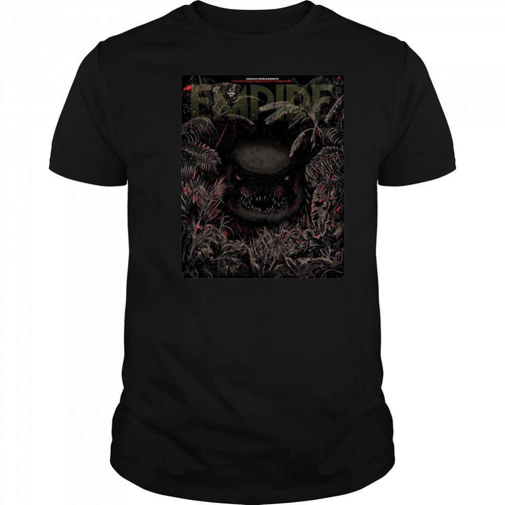Poster Jurassic World Rebirth Exclusive Subscriber Cover By Tim Mcdonagh Summer 2025 t-shirt