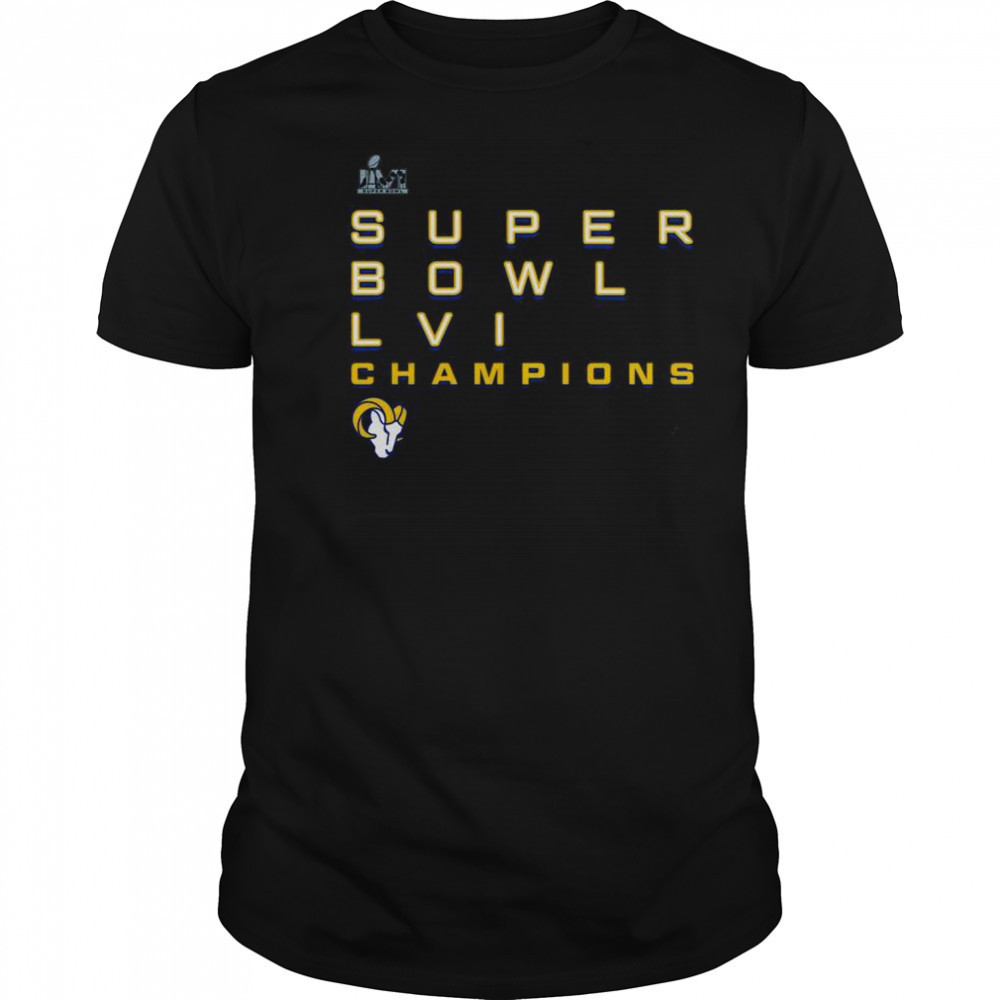 Premium Los Angeles Rams Super Bowl LVI Champions T-Shirt