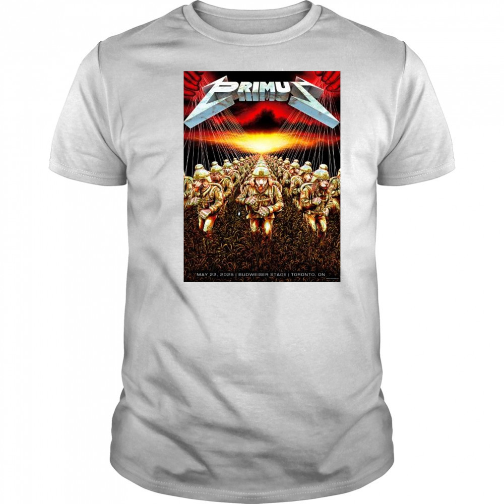 Primus At Budweiser Stage On May 22, 2025 Show Toronto ON t-shirt