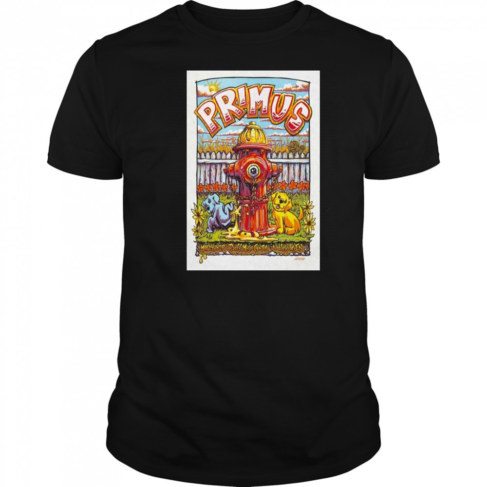 Primus At Ruoff Music Center In Noblesville, IN On May 24 2025 Concert t-shirt
