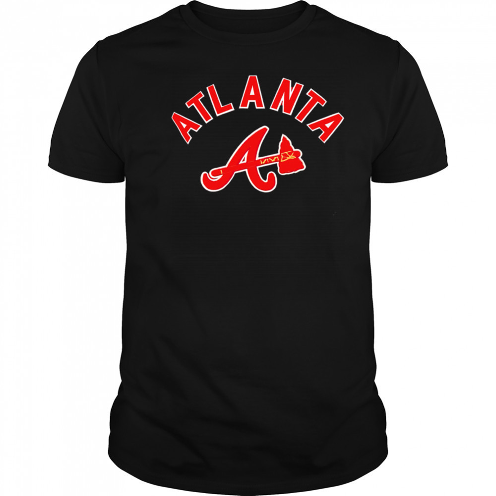 Pro Standard Atlanta Braves Red Bristle shirt