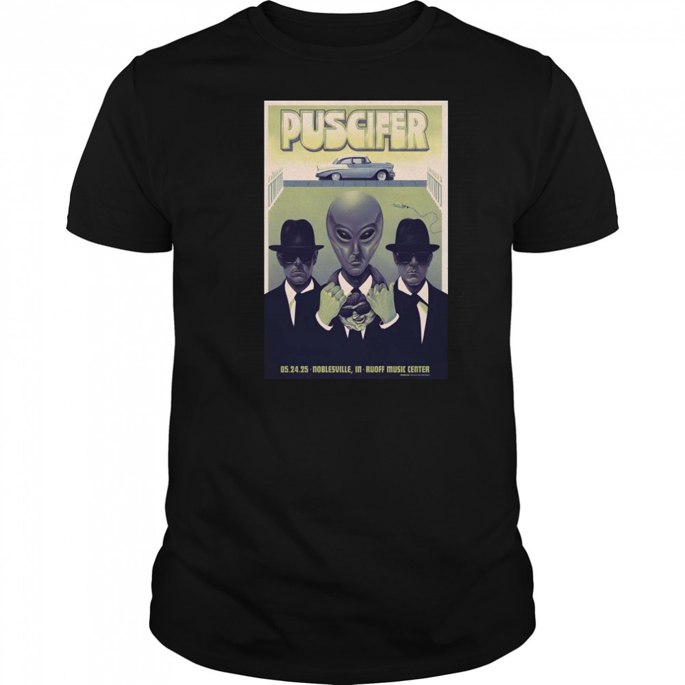 Puscifer Ruoff Music Center Noblesville IN May 24 2025 Tour t-shirt