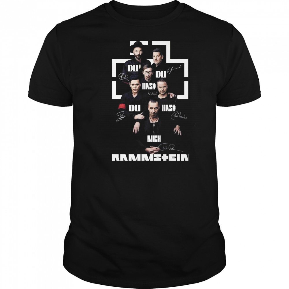 Rammstein Du Hast Mich Signature 2025 Shirt