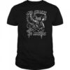 Raven no chains no masters black white shirt
