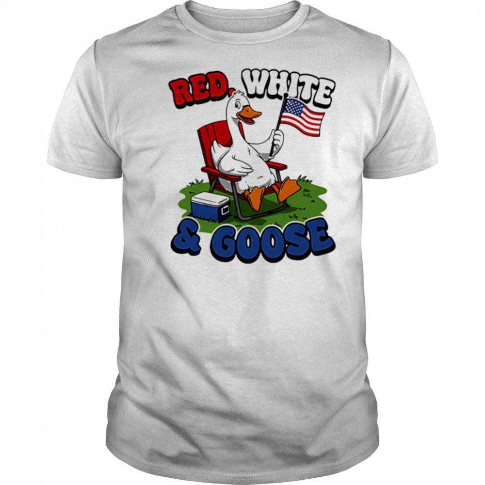 Red White & Goose duck shirt