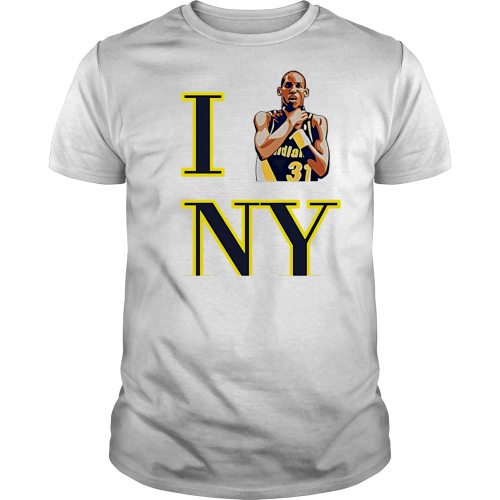 Reggie Miller I Love NY shirt