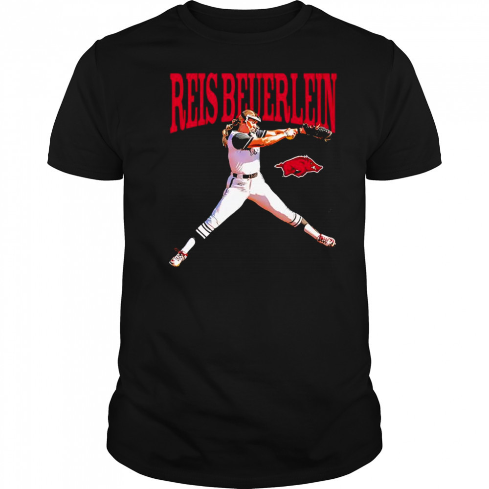 Reis Beuerlein Arkansas portrait shirt