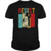 Resist Resistance Penguin USA Activism Freedom Protest T-Shirt