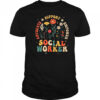 Retro Social Worker Vintage Floral Boho Social Work Life shirt