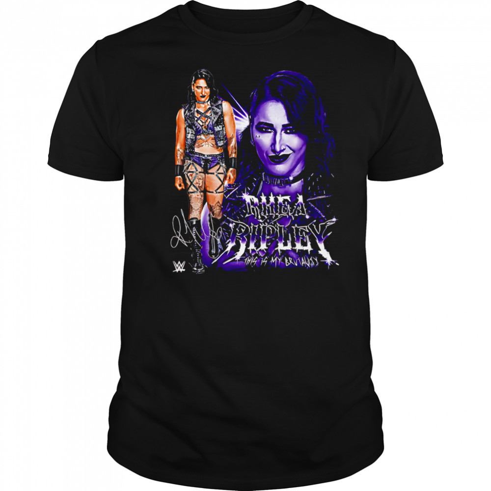Rhea Ripley this is my brutality vintage shirt