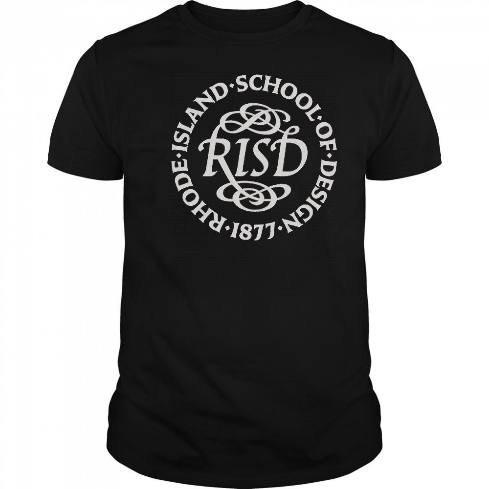 Rhode Island School Of Design 1877 Blue 84 Medallion T-Shirt