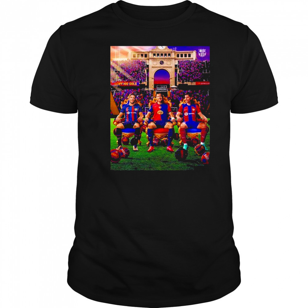 Robert Lewandowski From Barcelona A Century Of Barcelona Goals shirt