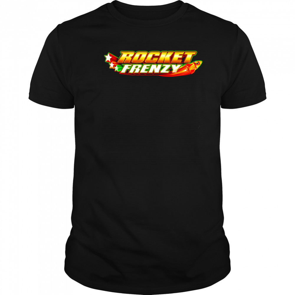 Rocket Frenzy game logo shirt
