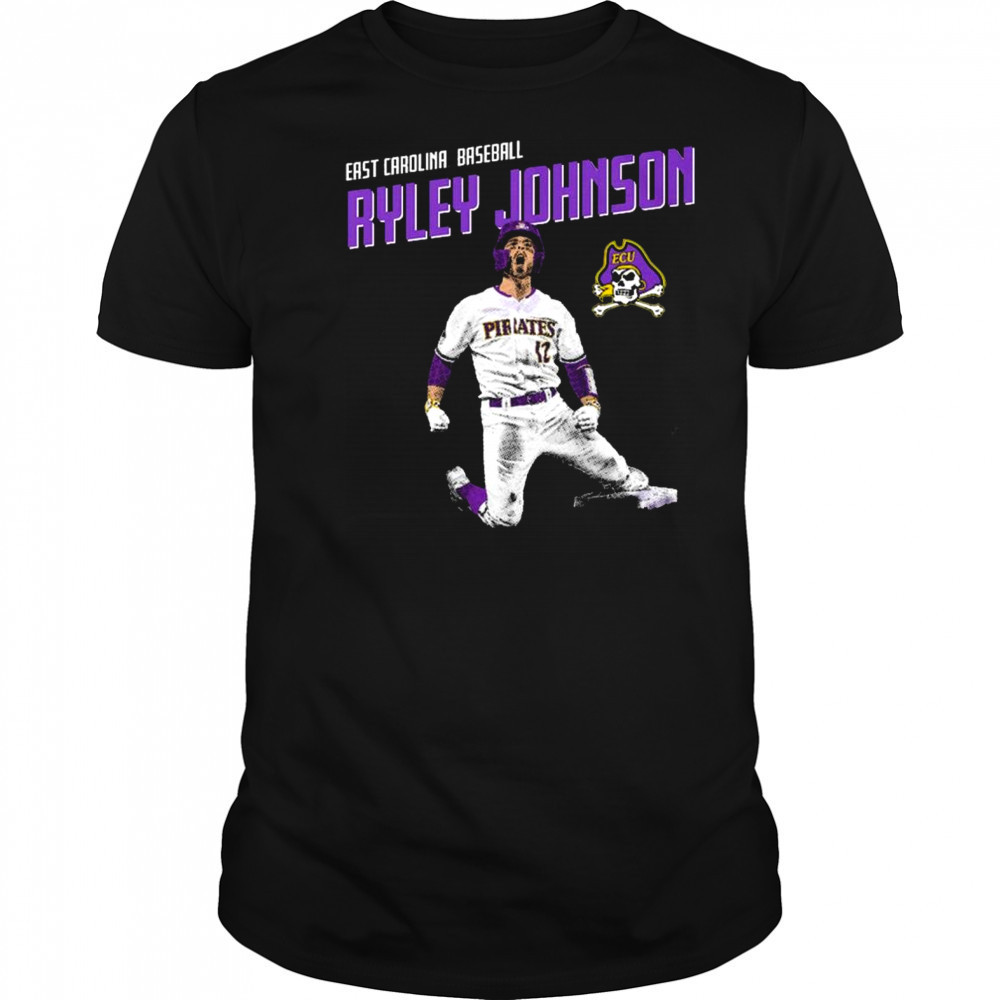 Ryley Johnson East Carolina Pirates baseball NCAA Division I 2025 Graphic t-shirt