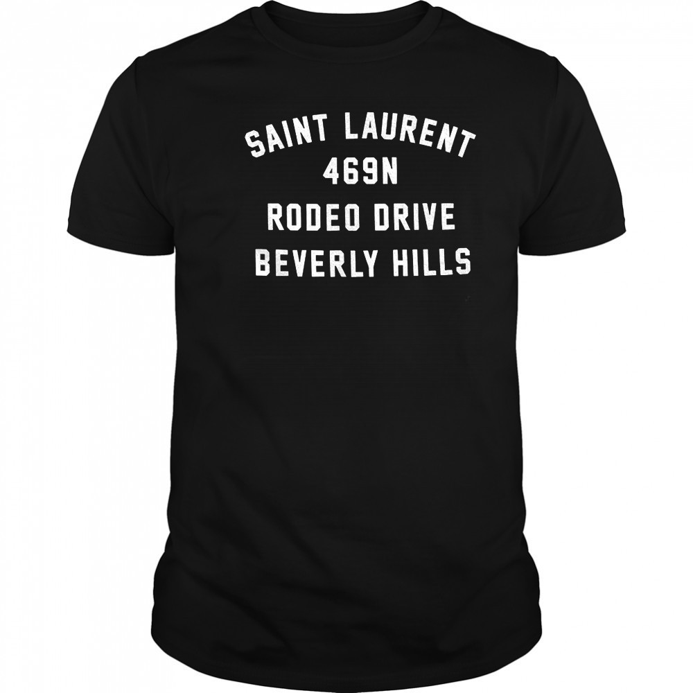 Saint Laurent 469n Rodeo Drive Beverly Hills shirt