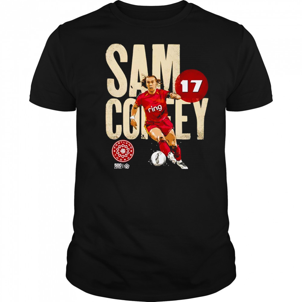 Sam Coffey Portland Thorns FC bold shirt