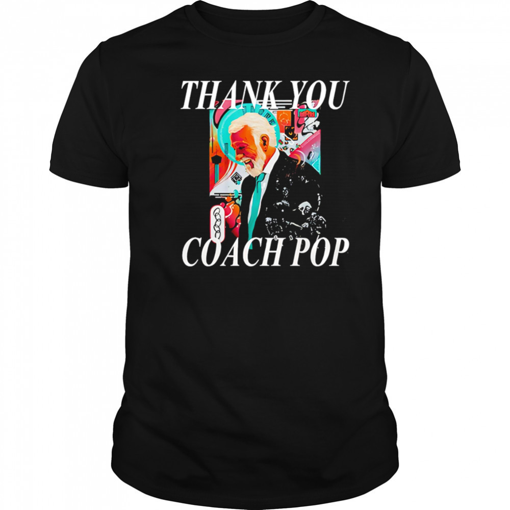 San Antonio Spurs Thank you Coach Gregg Popovich Special shirt