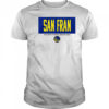 San Fran Golden State Warriors NBA Basketball logo shirt