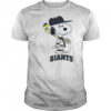 San Francisco Giants Snoopy Baseball funny cartoon shirt