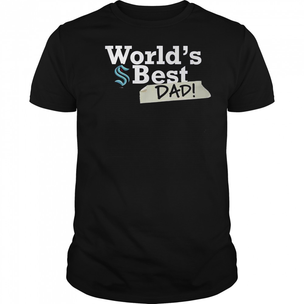 Seattle Kraken World’s Best Dad T-Shirt