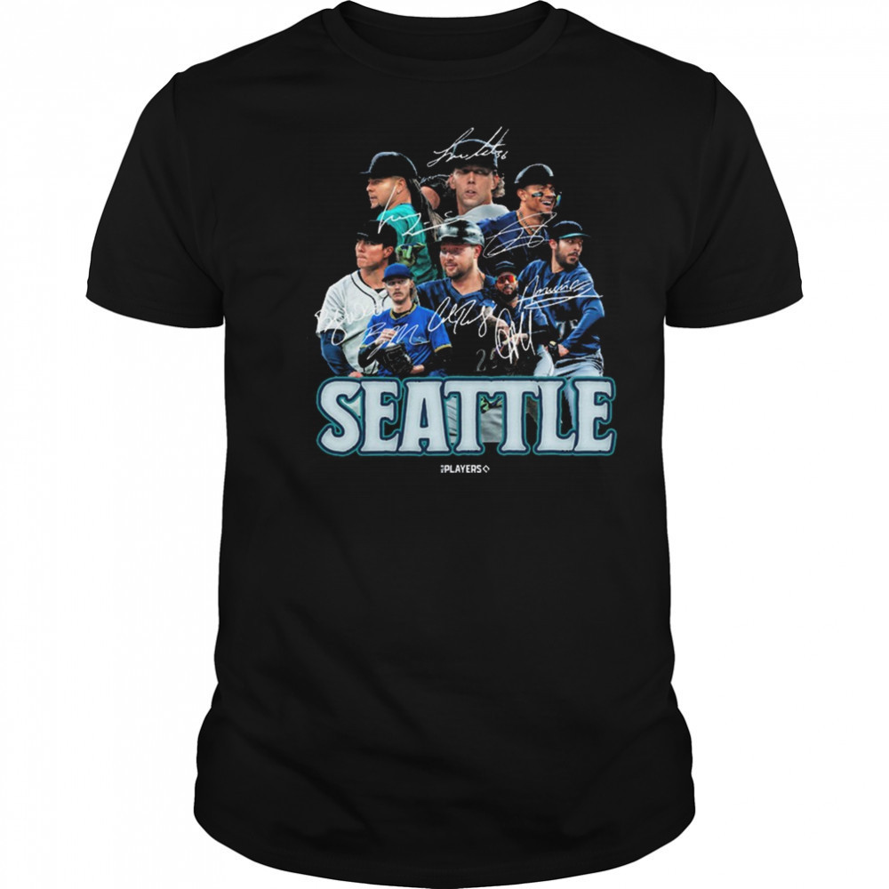 Seattle Mariners MLB Players Series Signatures Shirt