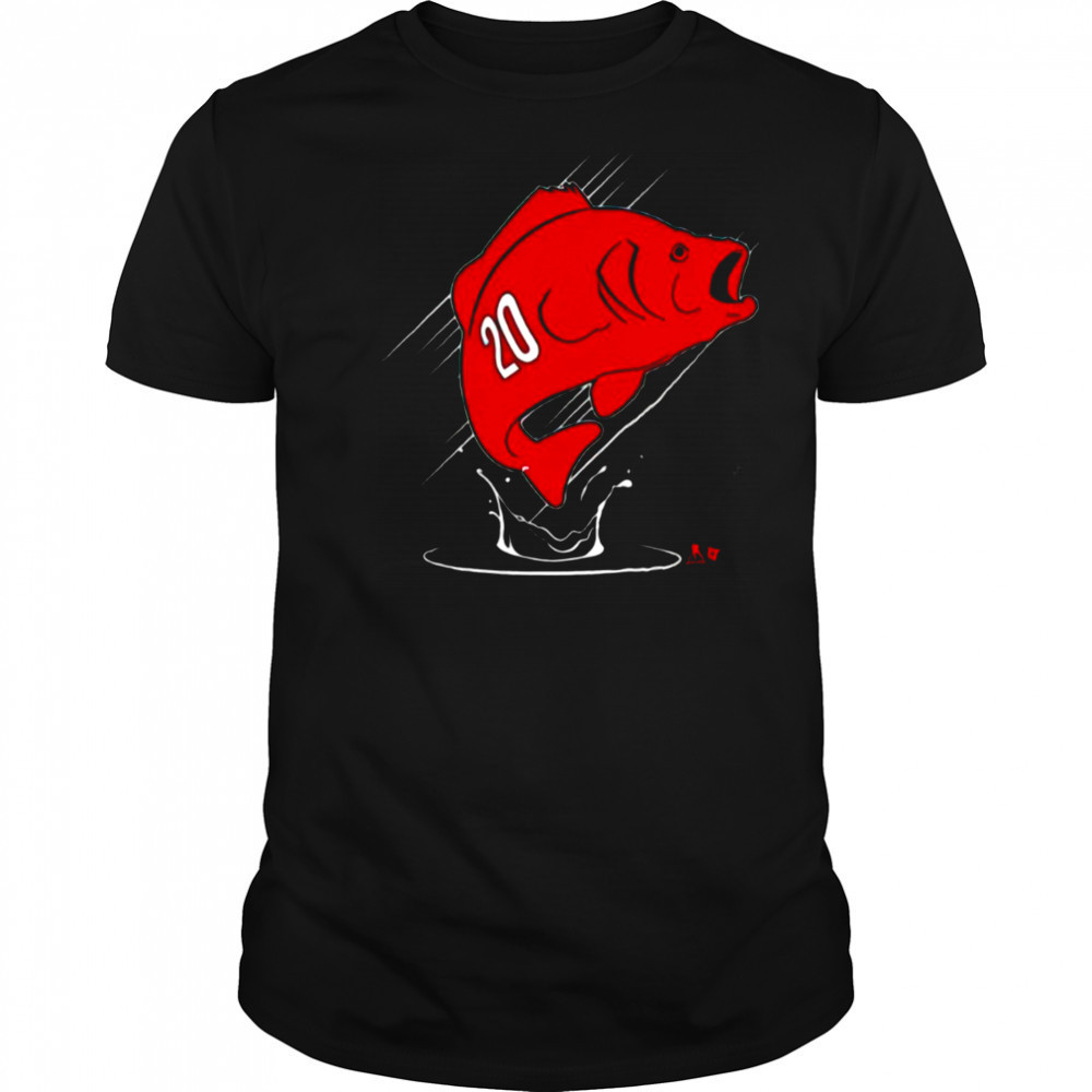 Sebastian Aho Carolina Hurricanes Hockey Fish 20 Shirt