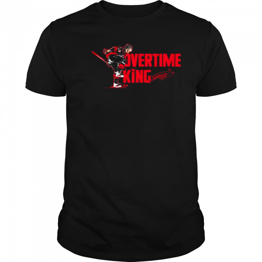 Sebastian Aho Overtime King Carolina Hurricanes Signature t-shirt