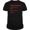 Sergei Bobrovsky Bobrovsky’d Definition Russian For Nice Try Origin Florida t-shirt