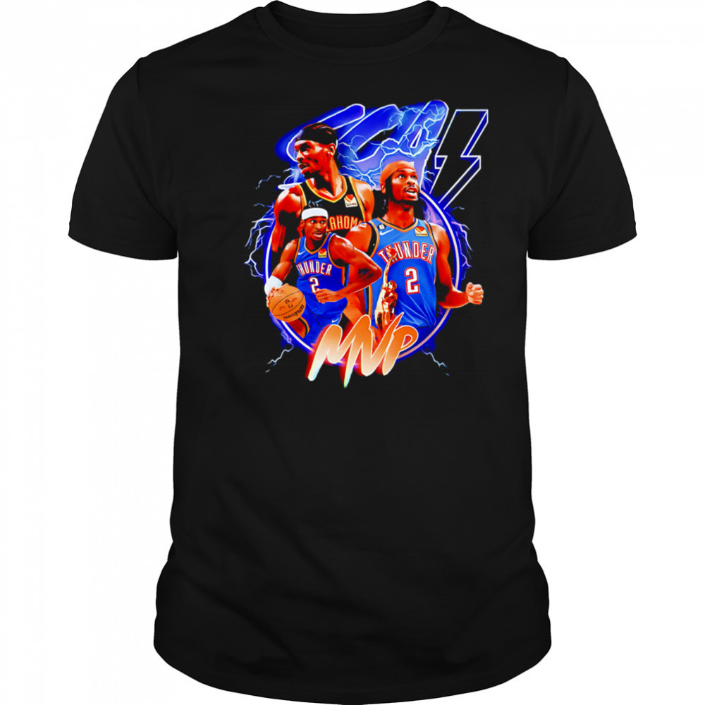Shai Gilgeous-Alexander MVP Thunder graphic shirt