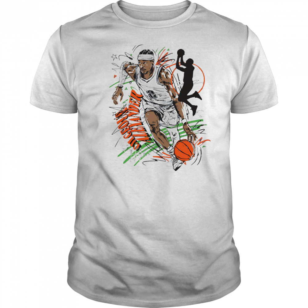 Shai Gilgeous Alexander Sketch shirt