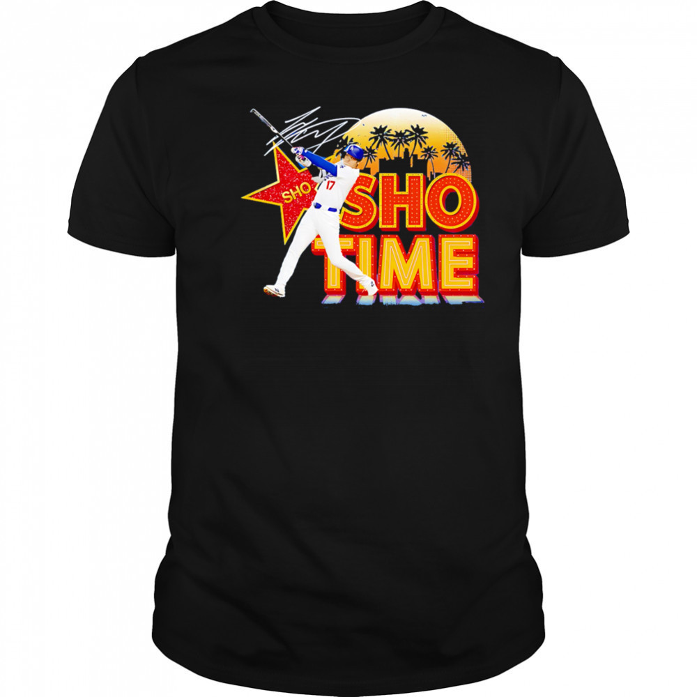 Shohei Ohtani Sho-time signature sunset shirt