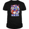 Skeleton New York Knicks baseball skyline shirt